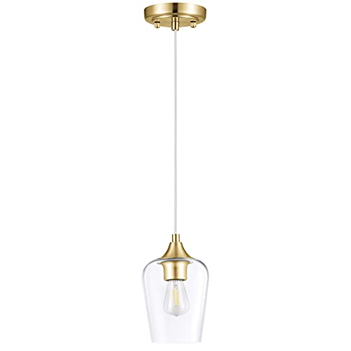 Modern Industrial Small Glass Pendant Lights