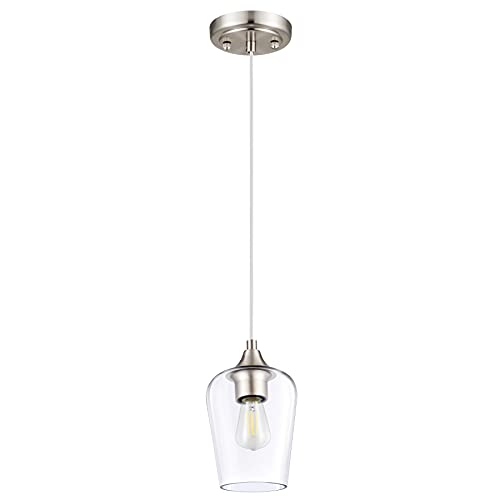 Modern Industrial Small Glass Pendant Lights