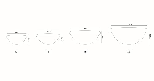 8" Round Classic Planter - Tw/ Rolled Rim & 10 Drain Holes