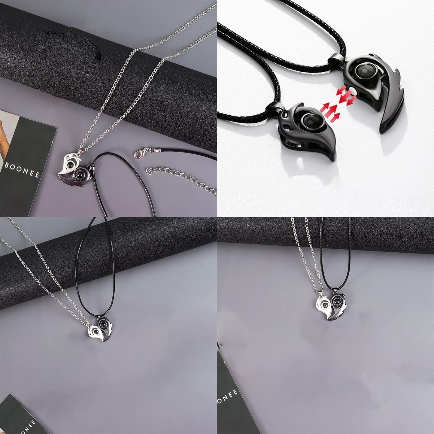 2PCS Magnetic Couple Necklace for Him and Her