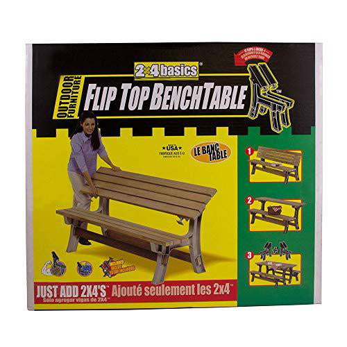 Flip-Top Outdoor Bench