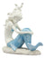 Beautiful Atlantis Goddess Princess Mermaid Sitting Figurine