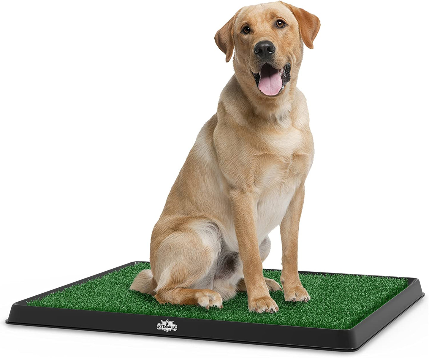 Medium Size Grass Puppy Pee Pad for Dogs w/ Tray -20x25