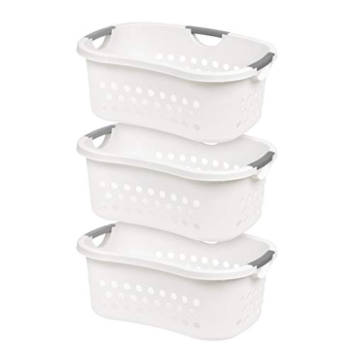 Comfort Carry Laundry Basket, White