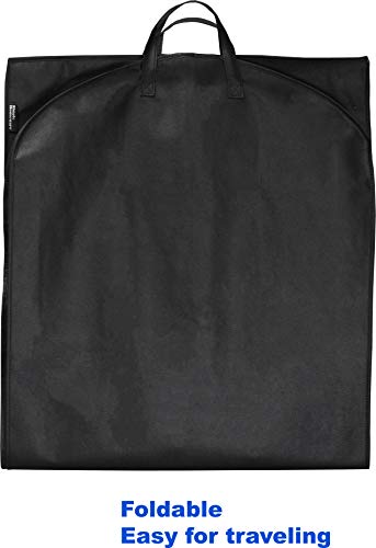 Heavy Duty Garment Bag w/Pocket for Dresses, Coats