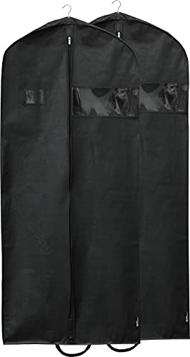 Heavy Duty Garment Bag w/Pocket for Dresses, Coats