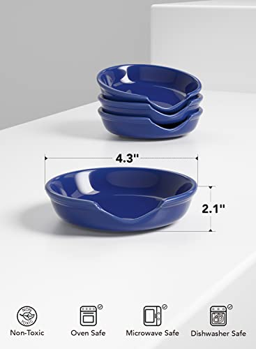 Set of 4 Ceramic Spoon Rest 4.8 Inches