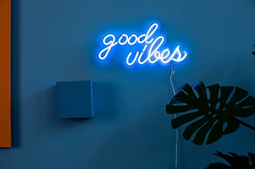 Good Vibes Neon Signs for Wall Decor Powered by USB