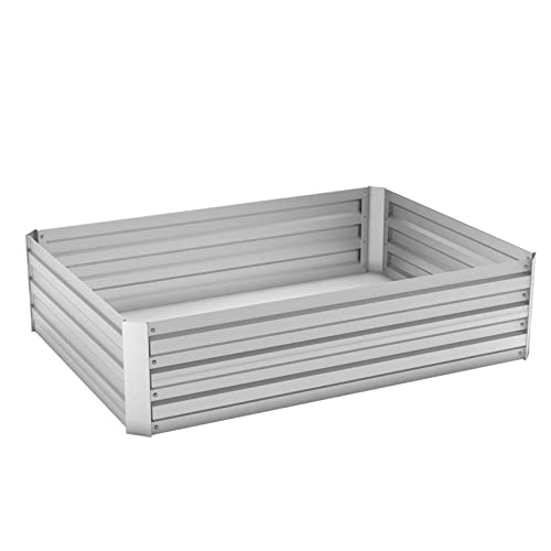 Metal Raised Planter Garden Box- 4X3X1 FT