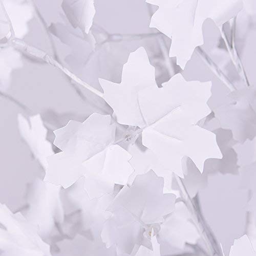 Artificial Lighted Maple Tree Warm White Fall Decorations