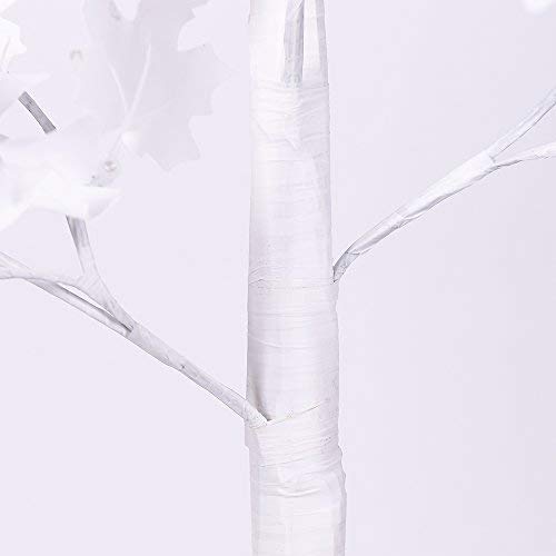 Artificial Lighted Maple Tree Warm White Fall Decorations