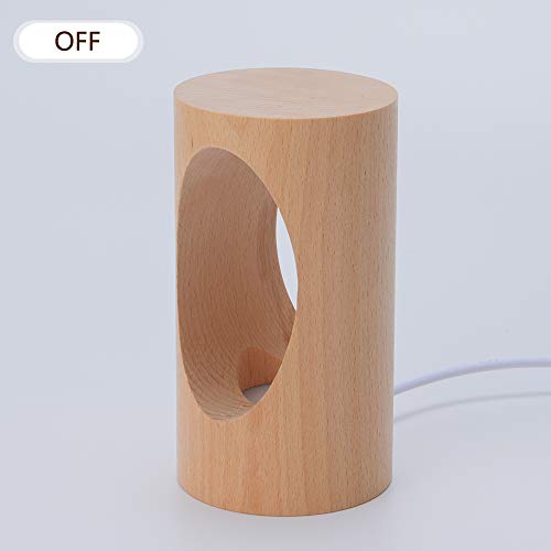 LED Wood Desk Lam,  Creative Home Decor Table Lamp