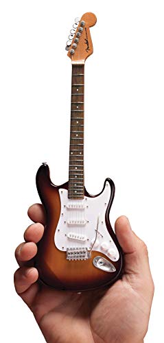 Axe Heave Fender Stratocaster Classic Sunburst Finish Miniature Guitar