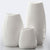 Ceramic White Vases Set of 3