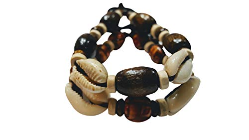 Jamaican Rasta Beads with Cowrie Shells Bracelets for Me/ Women