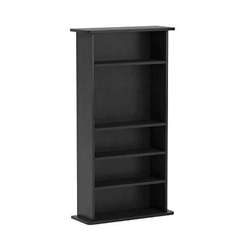 Drawbridge Media Storage Cabinet - Black