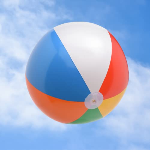 3 Pack 20" Large Inflatable Beach Balls for Kids & Adults