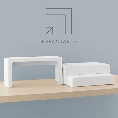 Kitchen  Shelf Steps Organizer, White