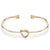 14K Gold Plated Forever Love Knot Infinity Bracelets for Women | Yellow Gold Bracelet