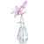 2 Crystal Glass Flowers Collectible Figurine for Home Decoration