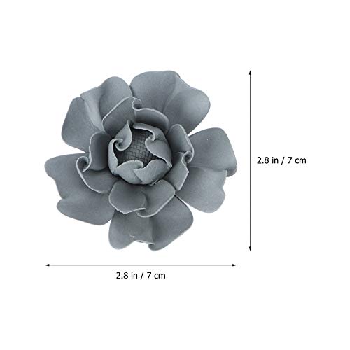 4 Pcs Ceramic Flower Wall Decoration