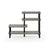 3-Tier Side Display Rack, French Oak Grey/Black