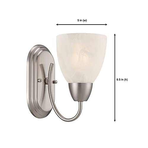 Wall Sconce, Brushed Nickel