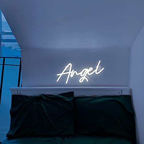 Neon Light Angel Warm White Neon Sign for Wall Decoration