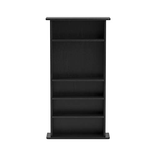 Drawbridge Media Storage Cabinet - Black