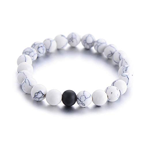 Men Women Lava Bracelet Beads Bracelet Bangle Stretch Stone Beads Bracelets Friendship Couples Gifts,