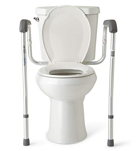 Safety Frame for Toilet with Easy Installation, Height Adjustable Legs, Bathroom Safety