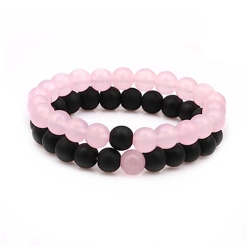 Beads Bangle Stretch Stone Beads Bracelets Friendship Couples Gifts