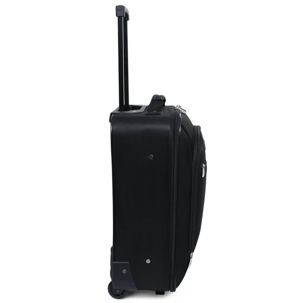 Pilot Case 18" Softside Carry-on Luggage, Black