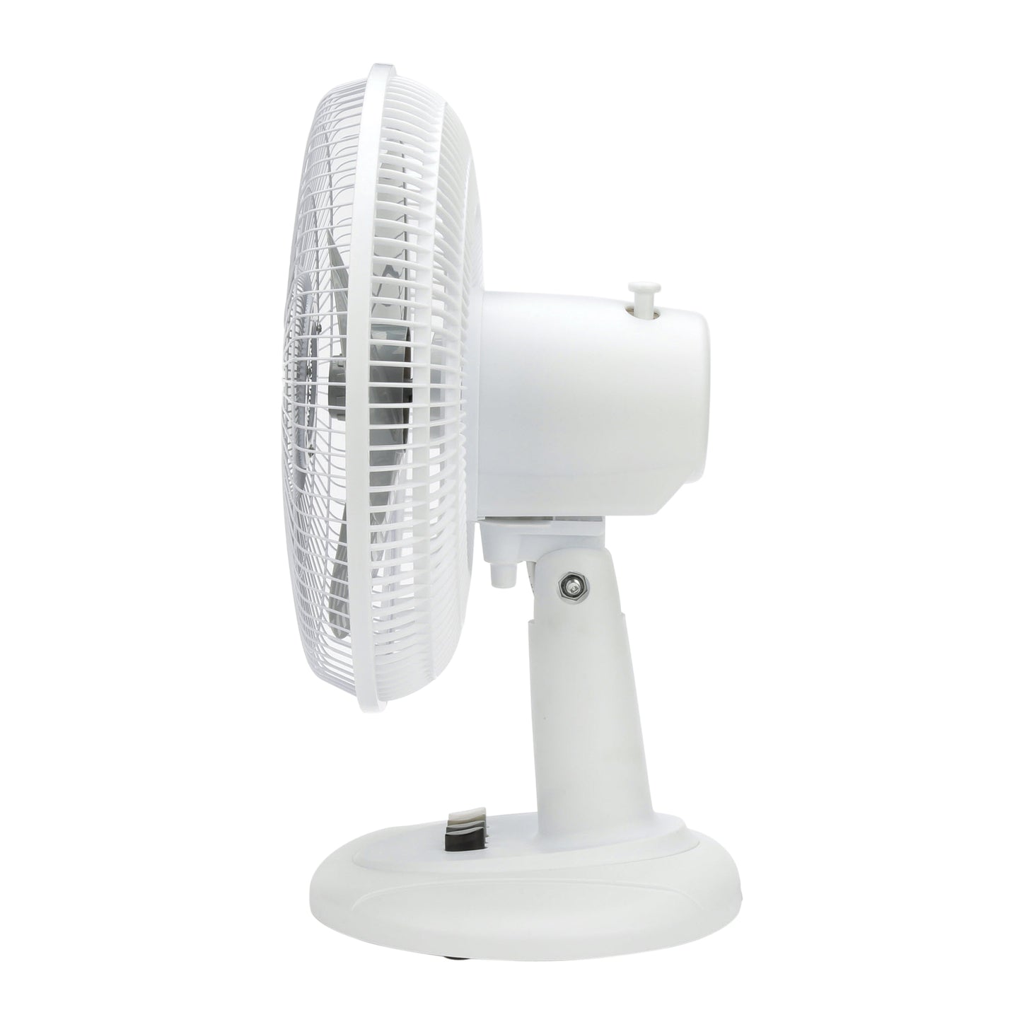 12" 3-Speed Quiet Oscillating Table Fan w/ Adjustable Tilt, White