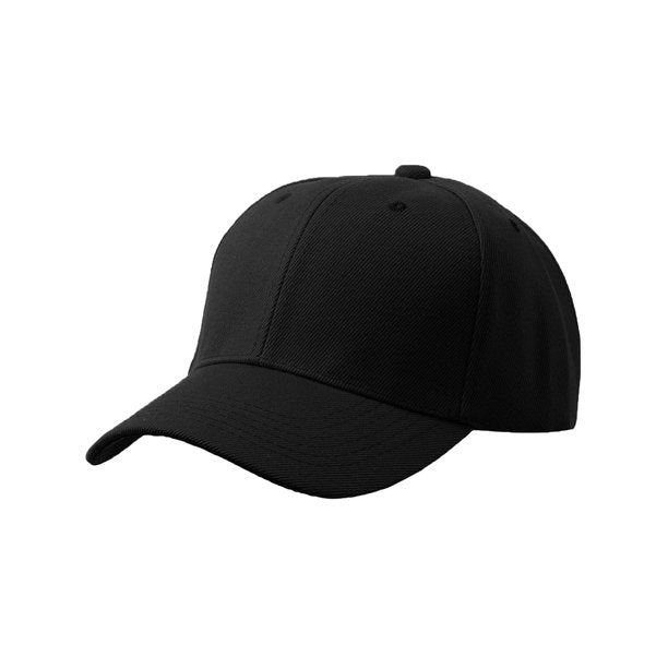 Men's Plain Baseball Cap Adjustable Curved Visor Hat-3P Black Charcoal Navy