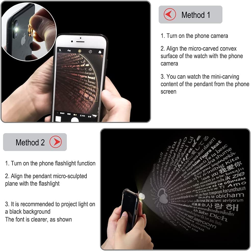 Preserved Real Rose w/ Heart Necklace I Love You in 100 Languages Gift Set, Pink Rose