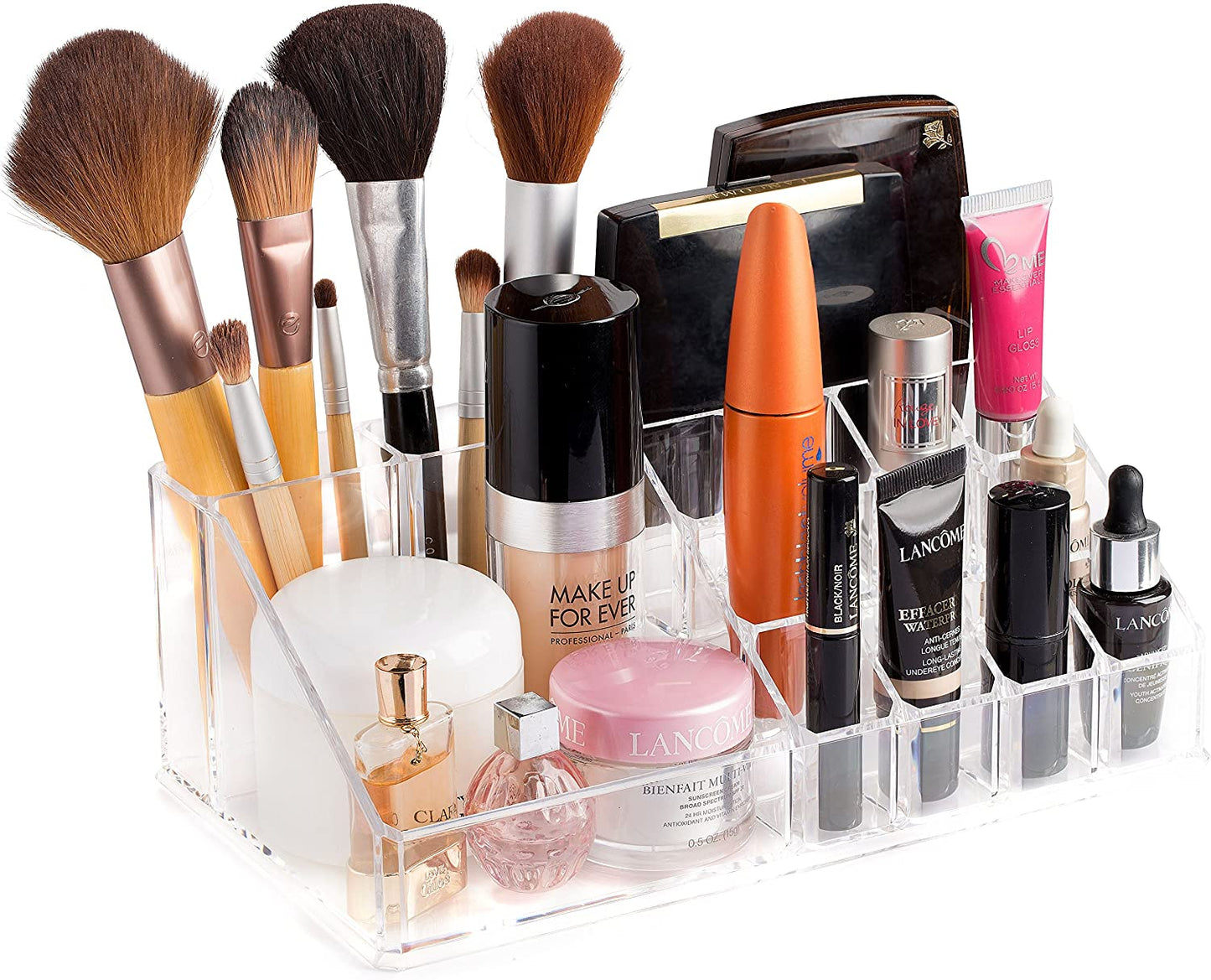 Clear Cosmetic Storage Organizer-Easily Organize Your Cosmetics, Jewelry & Hair Accessories