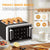 4 Slice Toaster LED Digital Touchscreen Extra-Wide Slots