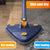 Cleaning Mop,360 Degrees Rotatable Extendable 51Inch Triangle Automatic Water Squeezing