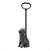 Welcoming Cat Cast Iron Door Stopper With Handle