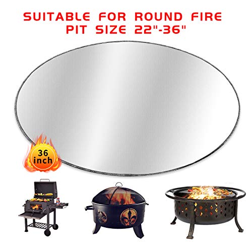 Round Fire Pit Mat 36 "