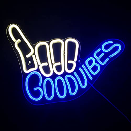 Good Vibes Neon Sign Light for Wall Decoration