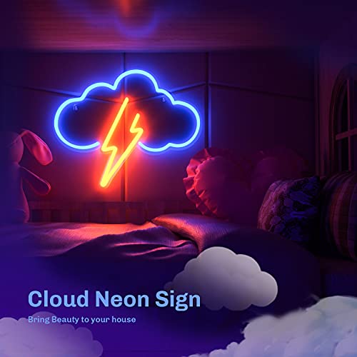 Cloud Led Neon Light Wall Decor, Battery or USB Powered