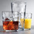 12 Piece Glass Cups Set 4 Highball Glasses(17 oz.) 4 Rocks Glasses(13 oz.) 4 Juice Glasses(7 oz.)