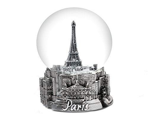 Paris France Eiffel Tower Snow Globe 65mm for Home Decor