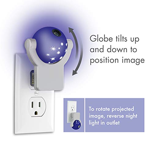 Solar System LED Night Light, Plug-In, Dusk-to-Dawn Sensor, Auto On/Off