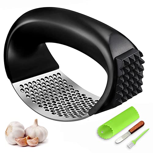 Garlic Mincer Stainless Steel w/ Ergonomic Handle