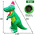 10 Ft  Christmas Inflatables Dinosaur w/ LEDs