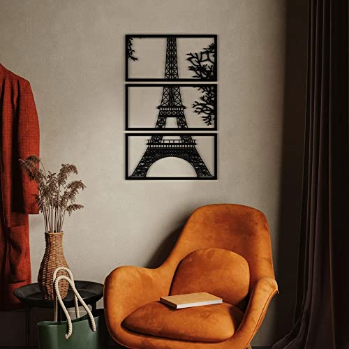 Wooden Eiffel Minimalist Wall Art Decoration