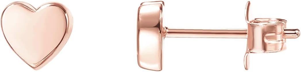 Gold Plated Sterling Silver Bar, Dot, Heart, Triangle, Star,